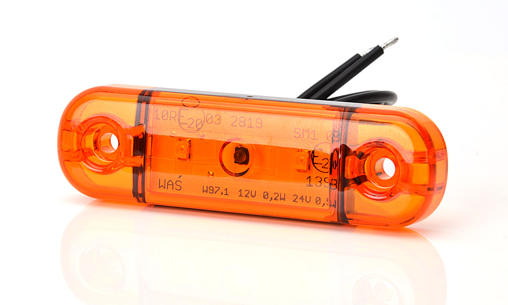 Strands Hliðarljós Slim Appelsínugul LED - Image 3