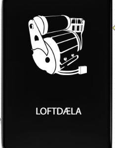 Rofi fyrir loftdælu, Toyota small, blá lýsing