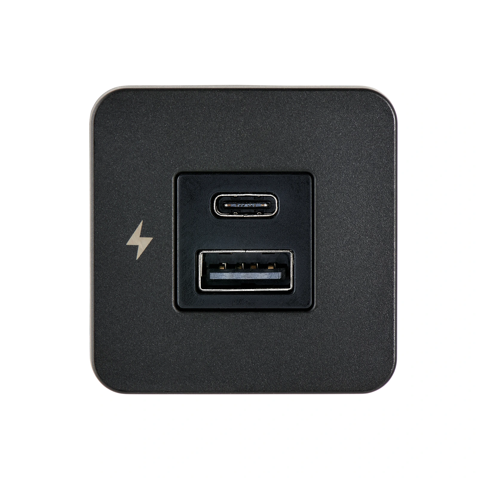 Innstunga USB A/C svört - Image 3