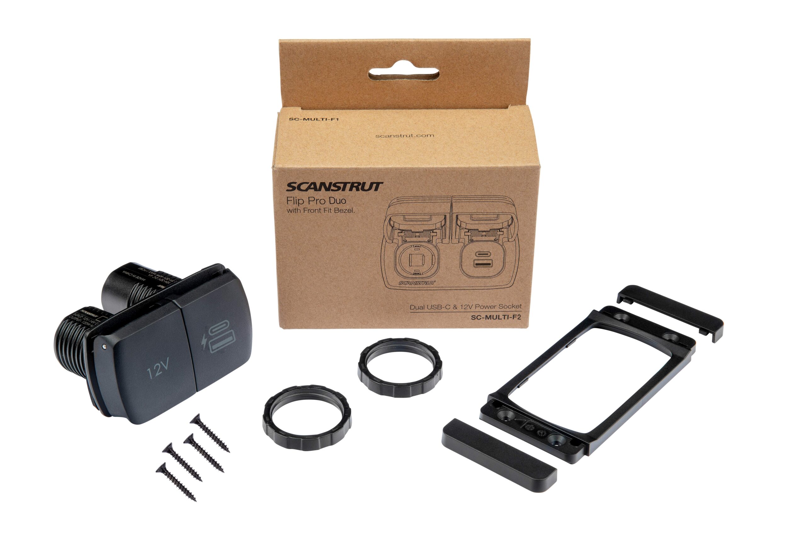 12v innstunga og USB A og C tengi - Image 2